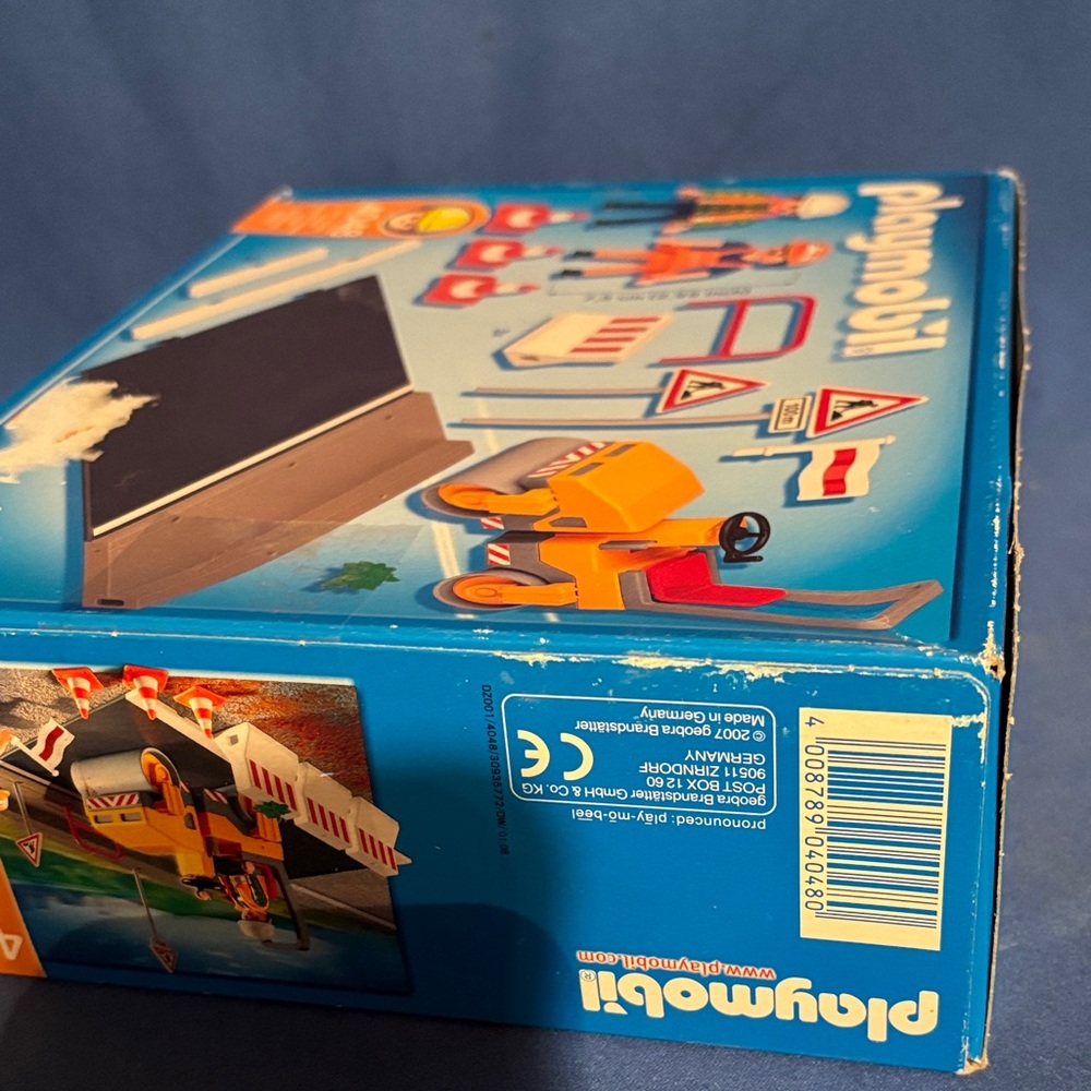 4048 Playmobil construction site: compressor roller & road site  (2007) NIB - Picture 7 of 9